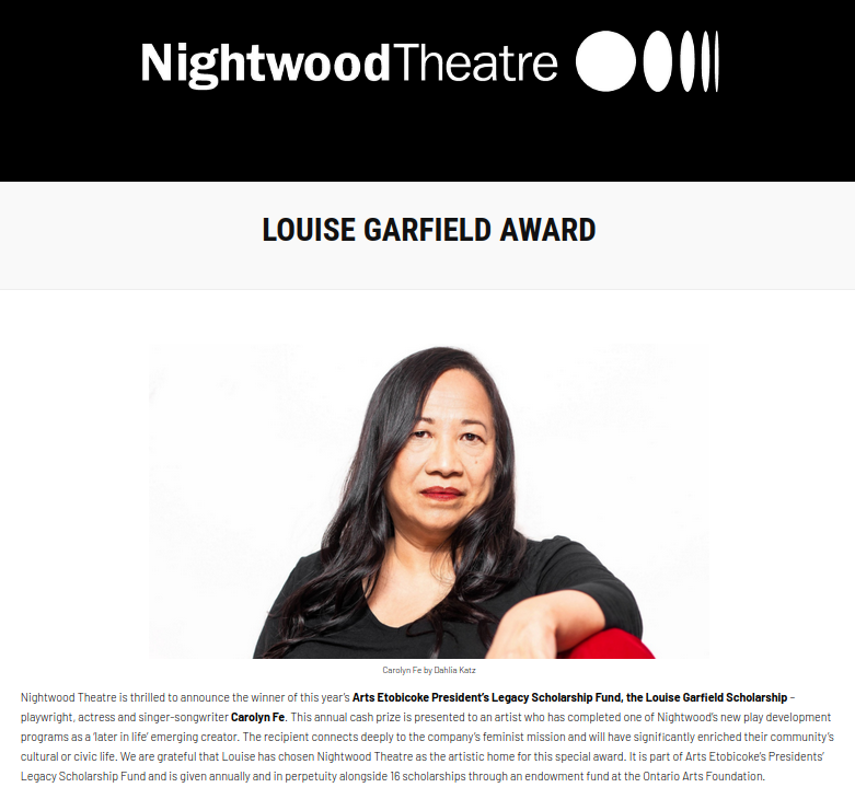 Louise Garfield Award 2022